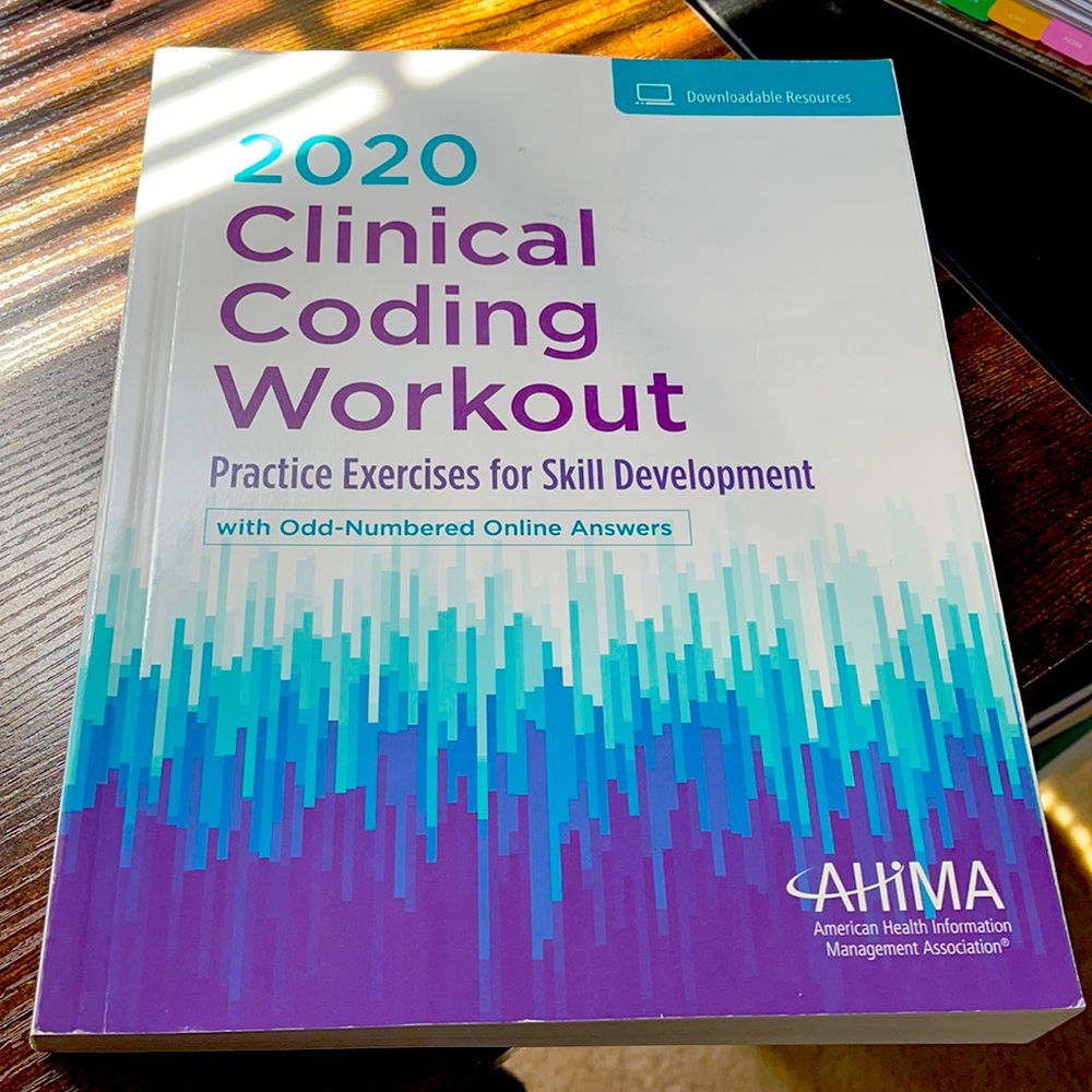❌SOLD❌ 2020 Clinical Coding Workout